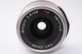 コンタックス  ビオゴン Biogon 28mm F2.8 T*  for G1 G2【7877143】