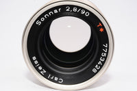 コンタックス  ゾナー Sonnar 90mm F2.8 T*  元箱付き for G1 G2